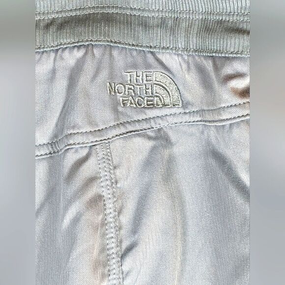 The North Face Pants Women's Extra Large Olive Green Joggers Nylon High Rise - Picture 3 of 10